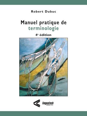 cover image of Manuel pratique de terminologie